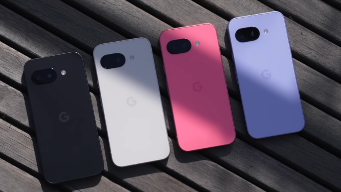 Mặt sau Pixel 9a tối giản nhưng đủ thu hút