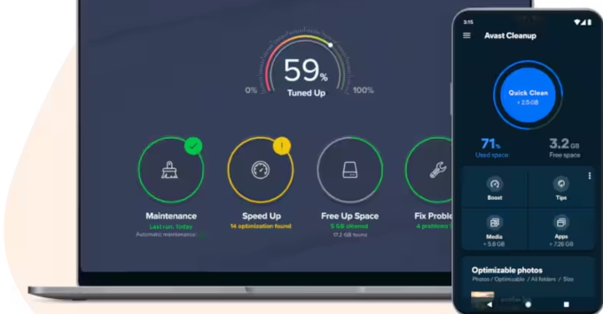 top phần mềm diệt virus free tốt nhất 2025 Avast Free Antivirus