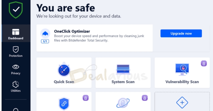 top phần mềm diệt virus free tốt nhất 2025 Bitdefender Antivirus