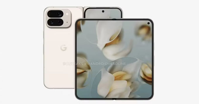 Hình ảnh Pixel 10 Pro Fold lần đầu lộ diện, hé lộ thiết kế