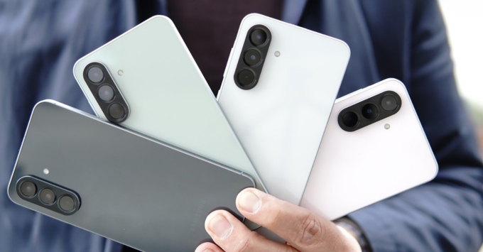 Samsung Galaxy A56 thiết kế nguyên khối cao cấp, khung viền kim loại, mặt lưng kính Gorilla Glass sang trọng