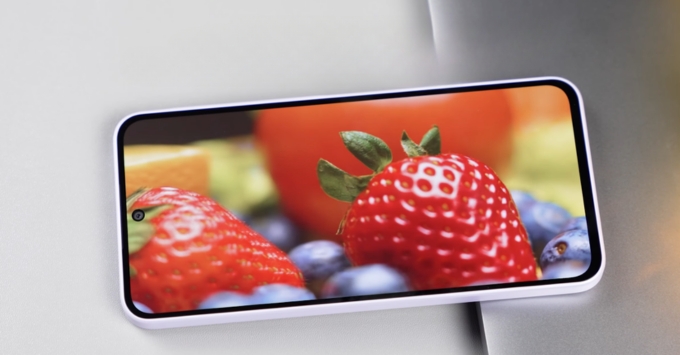 Màn hình Samsung Galaxy A37 5G 6.7 inch FHD+ Super AMOLED, tần số quét 120Hz, hiển thị sắc nét, hỗ trợ Vision Booster tăng độ sáng ngoài trời