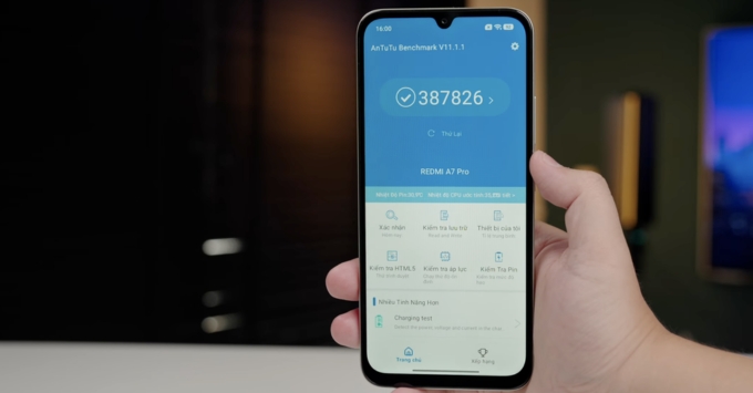 Redmi A7 Pro sử dụng chip MediaTek Helio G85, hiệu năng ổn định cho chơi game và đa nhiệm