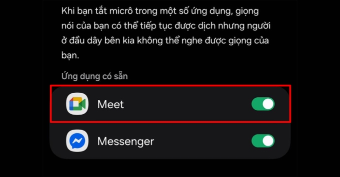 Cách dùng Galaxy AI dịch trực tiếp cuộc gọi Google Meet bước 2