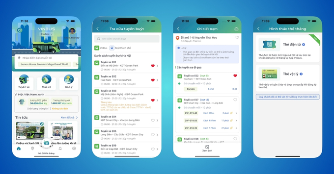 Cách tìm tuyến xe Buýt trên điện thoại bằng Ứng dụng riêng của hãng xe VinBus