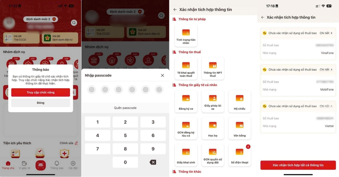 Hướng dẫn cách xác thực SIM chính chủ trên VNeID trong 5 phút Bước 1 và bước 2
