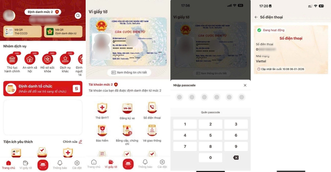 Hướng dẫn cách kiểm tra lại trong danh mục Ví giấy tờ sau khi hoàn thành xác minh