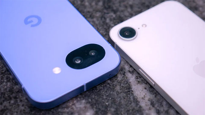 Google Pixel 10a và iPhone 17e đều sở hữu camera chính 48MP