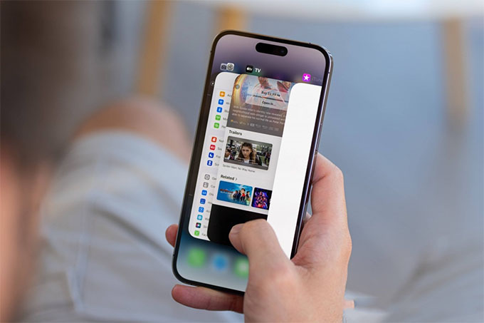 Đóng ứng dụng nền sẽ tiết kiệm pin iPhone