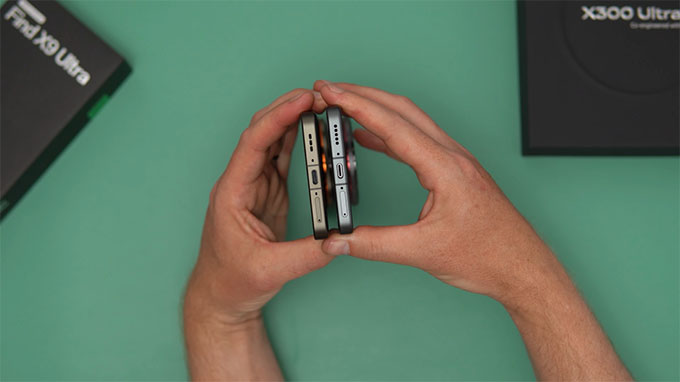 Điện thoại Find X9 Ultra trang bị pin Silicon-Carbon 7.050 mAh, lớn hơn 450 mAh so với pin 6.600 mAh của vivo X300 Ultra