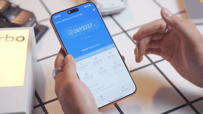 Pin REDMI Turbo 5 Max Like New 9000mAh