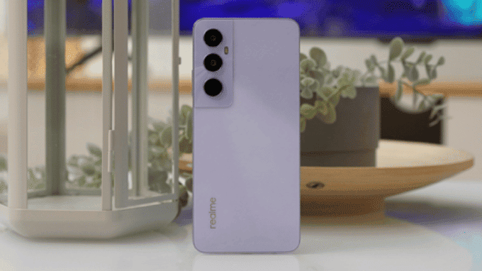 Realme dưới 5 triệu C65 thiết kế mỏng nhẹ chỉ 7.64mm