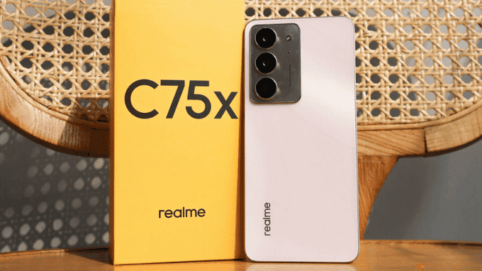 Realme dưới 5 triệu C75x với màn hình 120Hz siêu mượt