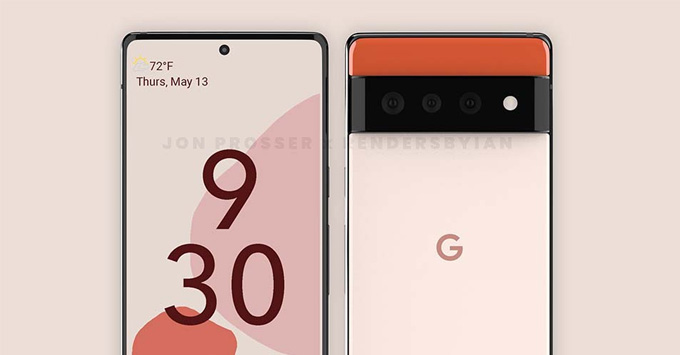 Google Pixel 6 và Pixel 6 Pro xuất hiện tuyệt đẹp với loạt ảnh render mới