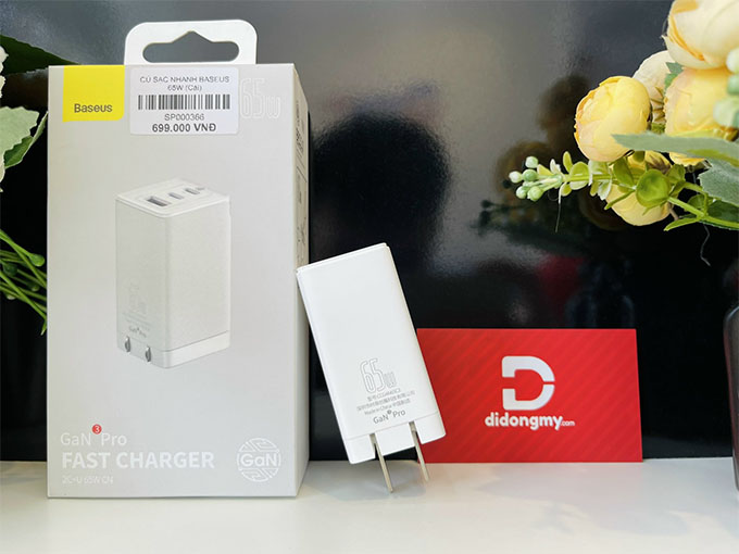 Ưu điểm của củ sạc nhanh 65W GaN Quick Travel Charger