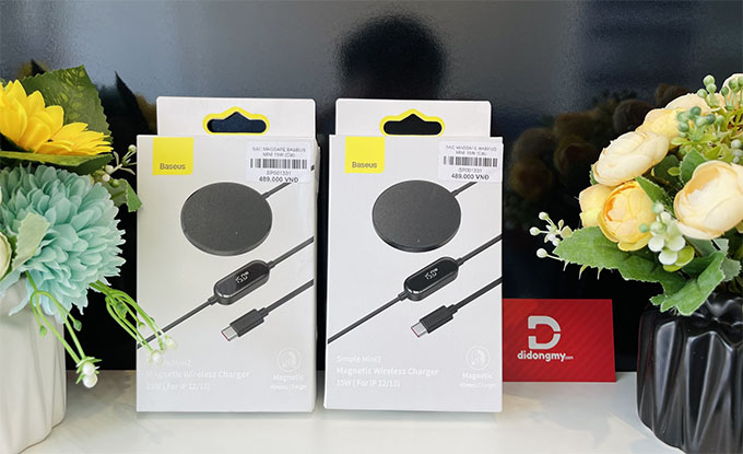 Di Động Mỹ bán Sạc Magsafe cho iPhone 12/13 Baseus 15W