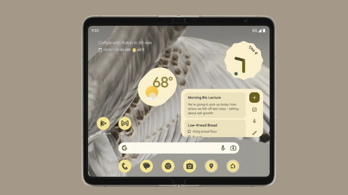 Google Pixel Fold kích thước quá lớn
