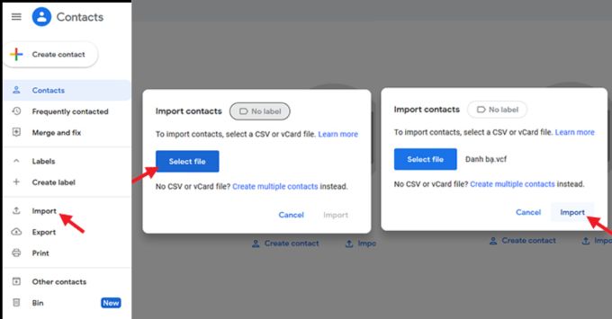 Cách lấy danh bạ từ iCloud sang Android bằng Google 