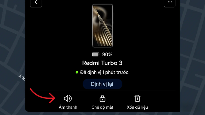 Các chế độ định vị điện thoại Xiaomi bị mất