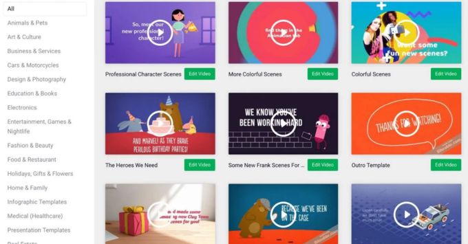 Công Cụ AI Tạo Video Hoạt Hình Biteable