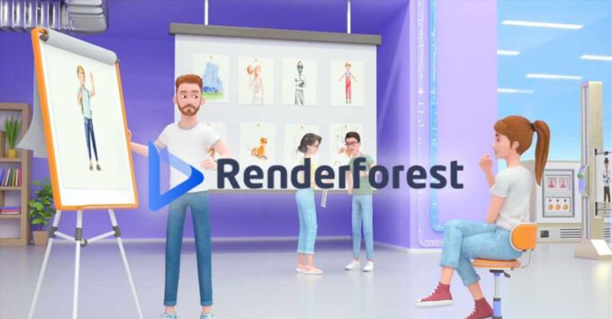 Công Cụ AI Tạo Video Hoạt Hình Renderforest
