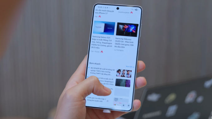 Galaxy S25 Edge sử dụng chipset Snapdragon 8 Elite