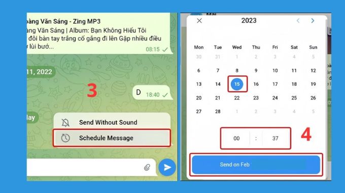 Hướng dẫn cách hẹn giờ gửi tin nhắn Telegram máy tính 