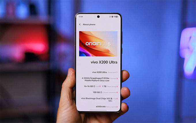 Cấu hình Vivo X200 Ultra được trang bị chip Snapdragon 8 Elite 