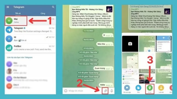 Cách chia sẻ vị trí trên Telegram một cách chi tiết