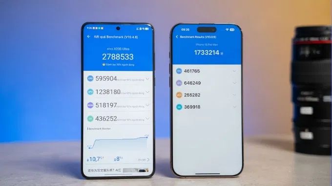 Vivo X200 Ultra và iPhone 16 Pro Max tính năng