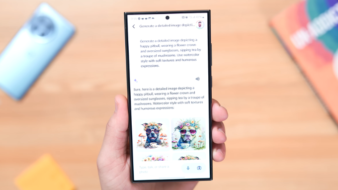 Mẹo sử dụng Gemini trên Android tạo hình ảnh