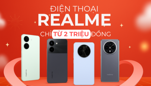 Chỉ từ 2 triệu đồng để sở hữu loạt điện thoại Realme tốt nhất 2025