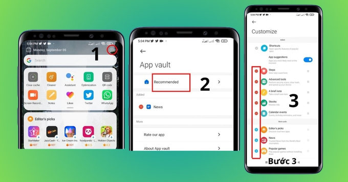 Hướng dẫn cách sử dụng App Vault trên điện thoại Xiaomi