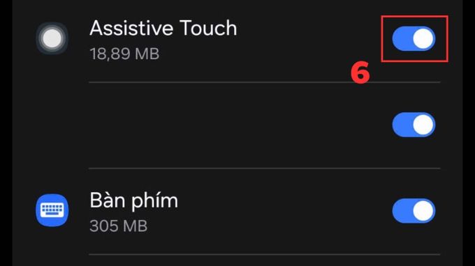 bật nút home ảo trên OPPO bằng ứng dụng Assistive Touch