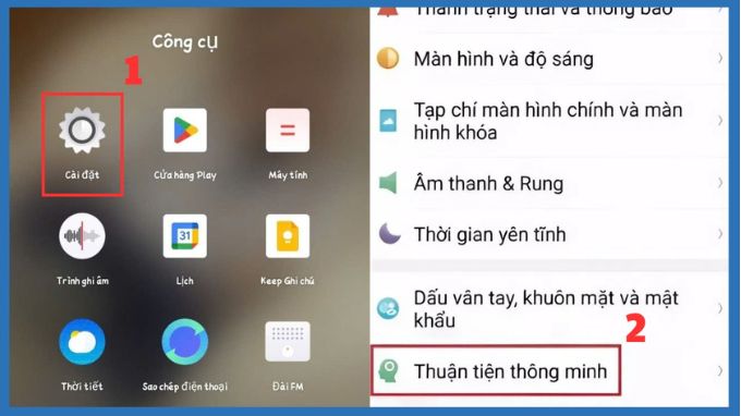 Cách bật nút home ảo trên OPPO qua cài đặt
