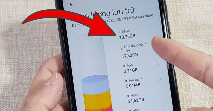 Điện thoại Redmi nhanh bị đầy bộ nhớ vì File rác và cache tích tụ