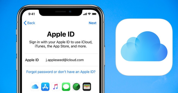 Hình ảnh đăng nhập Appple ID