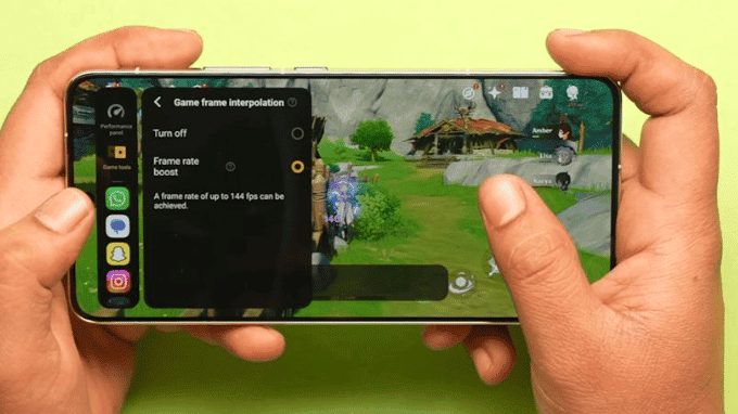 Chèn khung hình Game Frame Interpolation iQOO Neo 11