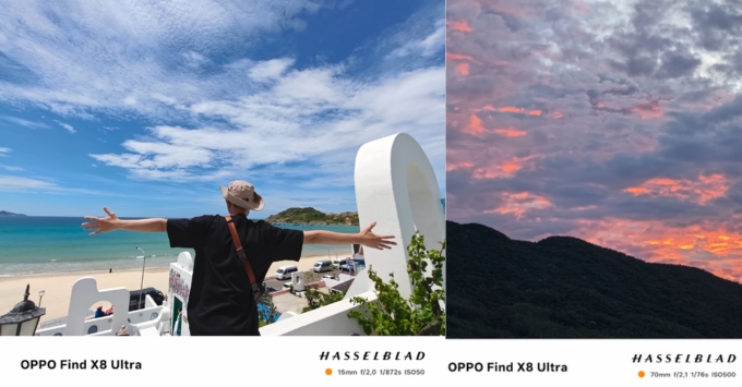 Hệ thống camera OPPO Find X8 Ultra gồm 50MP góc rộng, siêu rộng, tele và periscope, hỗ trợ quay 4K HDR