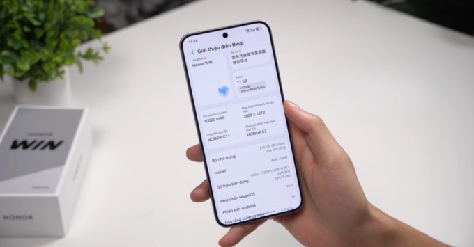 Tổng quan thông số kỹ thuật Honor Win