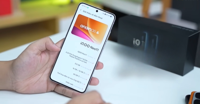 Giao diện hệ điều hành OriginOS 6 dựa trên Android 16 trực quan của iQOO Neo 11