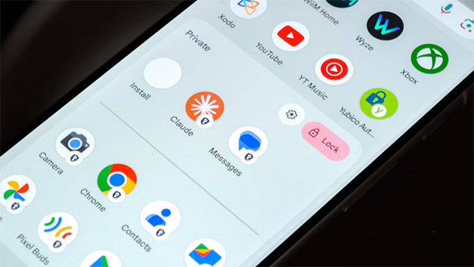 Khóa ứng dụng gốc - Không cần app bên thứ ba