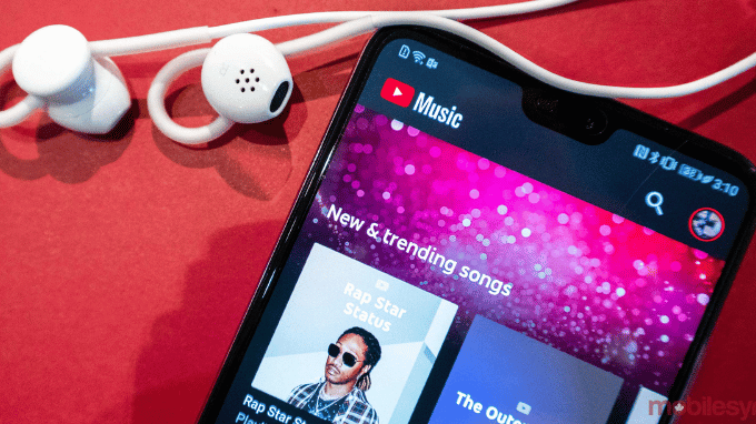 nghe nhạc trên YouTube