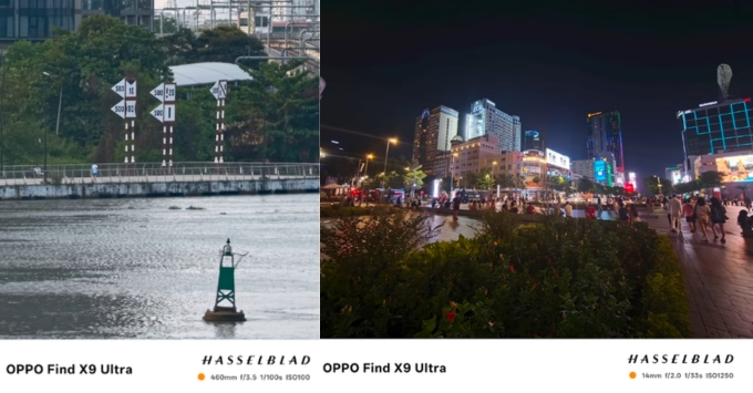Camera OPPO Find X9 Ultra cũ trang bị cảm biến chính 200MP Hasselblad hỗ trợ chống rung OIS
