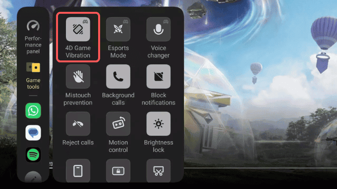 Rung 4D Game Vibration iQOO Neo 11
