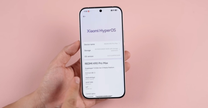 Vi xử lý Snapdragon 8 Elite Gen 5 tiến trình 3nm trang bị trên Redmi K90 Pro Max