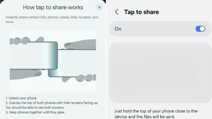Tap to Share One UI 9 lợi thế lớn cho hệ sinh thái Galaxy