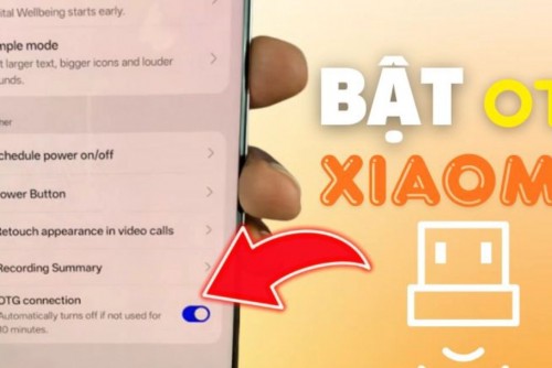 Hướng dẫn cách bật OTG trên Xiaomi nhanh chóng và chuẩn xác nhất