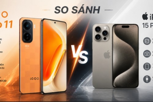 Nên mua iQOO Neo 11 hay iPhone 15 Pro Max trong năm 2026?