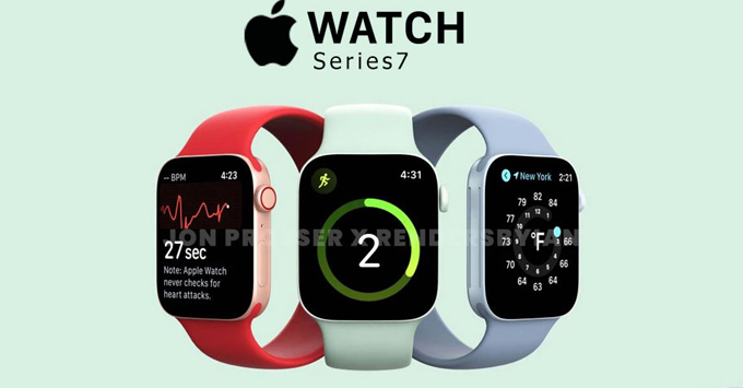 Apple Watch series 7 ra mắt sẽ đi kèm với chip S7 mới, mang đến nhiều tiện ích